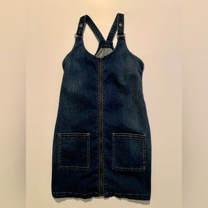 Hollister denim zip up dress